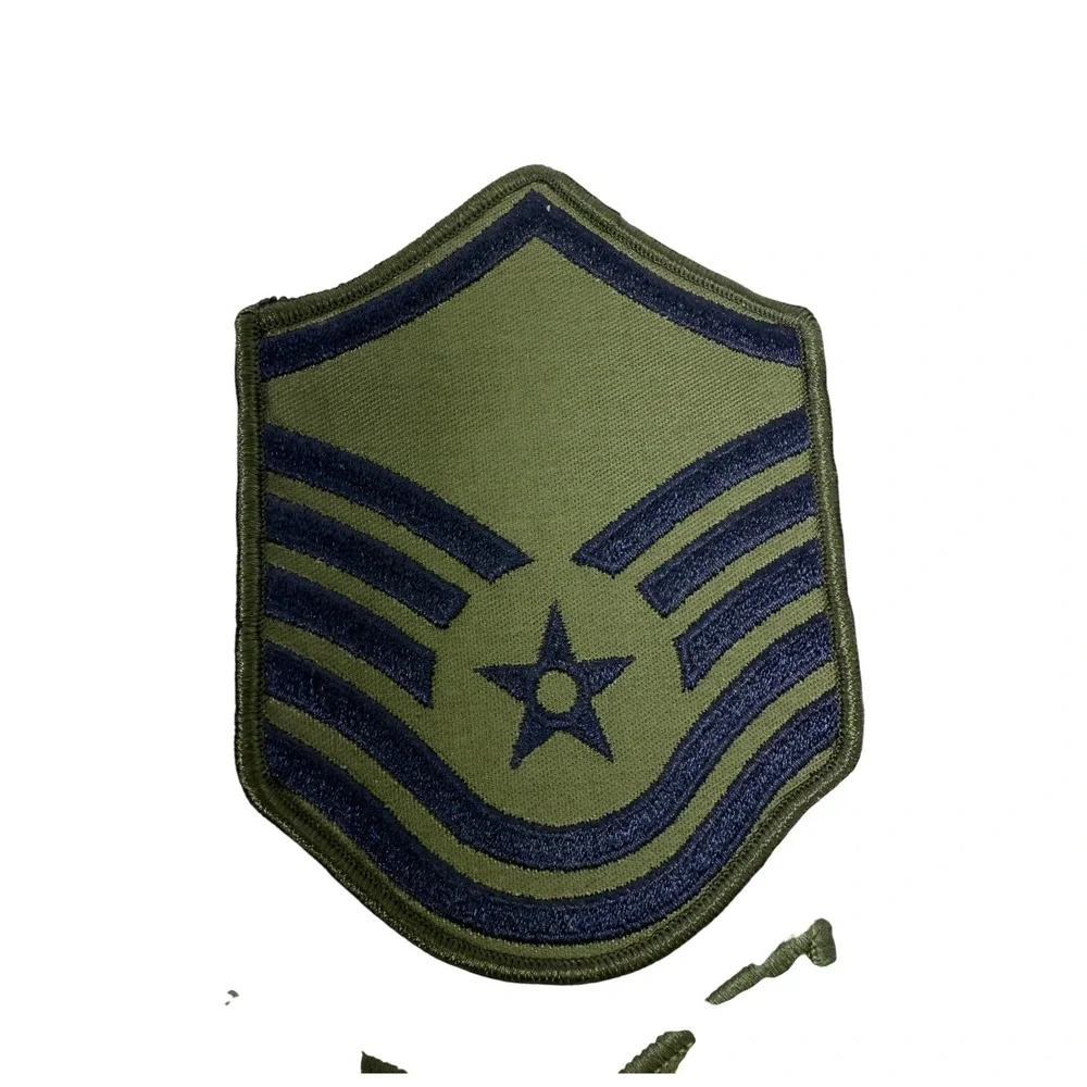 US Air Force Rank Insignia Patch Staff Sergeant SSgt Military Lot of 2 BN - Picture 3 of 6